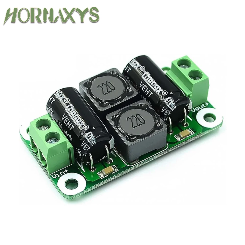 DC Power Filter Board0-50V 4A Class D Power Amplifier Module Interference Suppression Board EMI Suppression