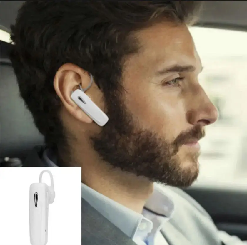 M163 Stereo Single Earphone Mini Bluetooth-compatible Headset for Smartphone Wireless Earbud Headphones with Mic Handsfree Call