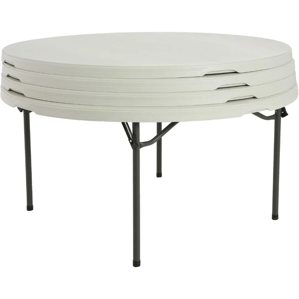 

Products 480301 Commercial Round Folding Table (4 Pack), 5', White