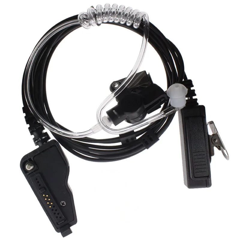 Tubo de aire del FBI, auricular PPT, micrófono para Kenwood, TK-280, TK-285, TK-290, TK-380, TK-385, TK-390, TK-3140, Radio