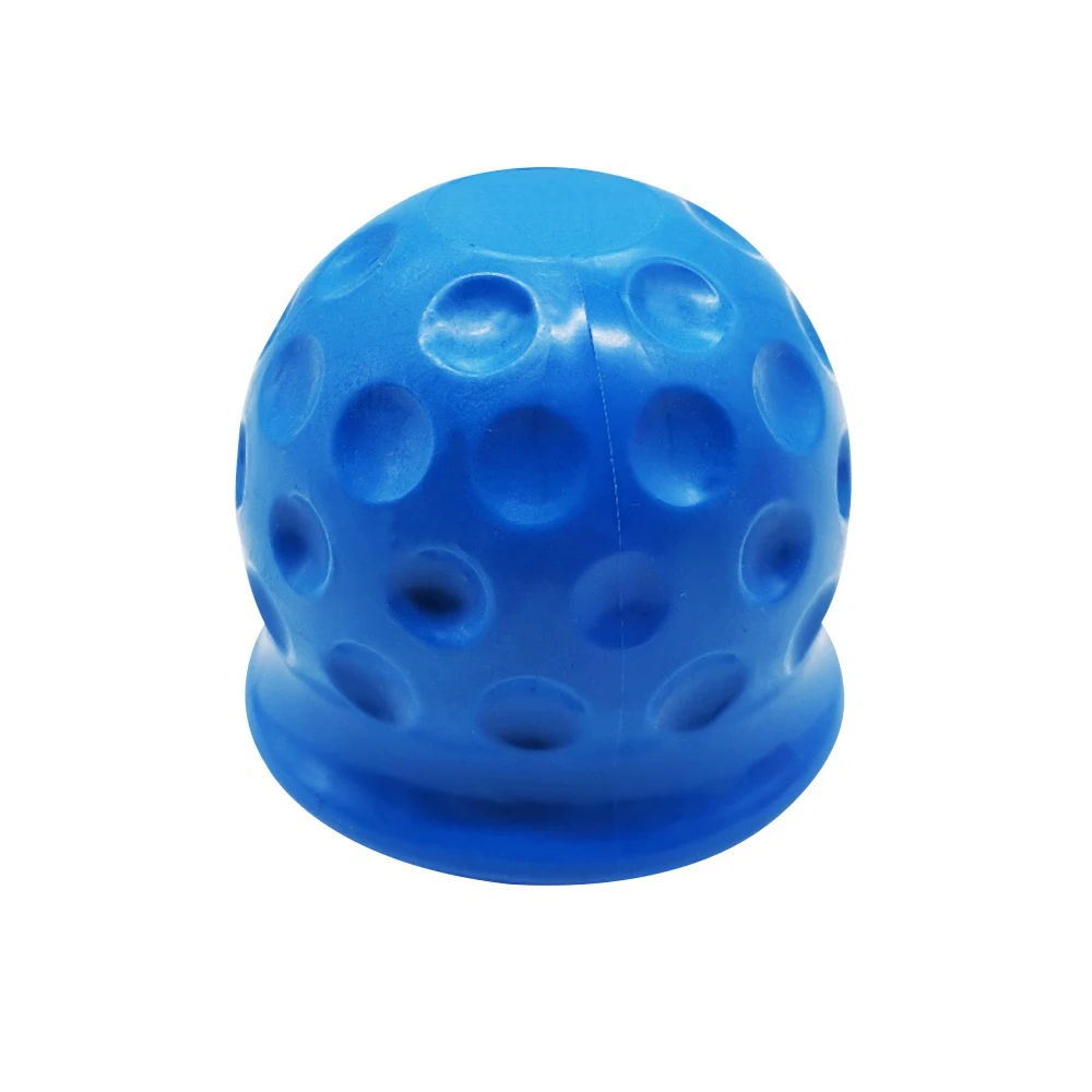 1Pc 50MM Universal Tow Bar Ball Cover Cap Towbar Ball Covers Trailer Ball Rubber Protective Caps Automobile Exterior Accessories view 5