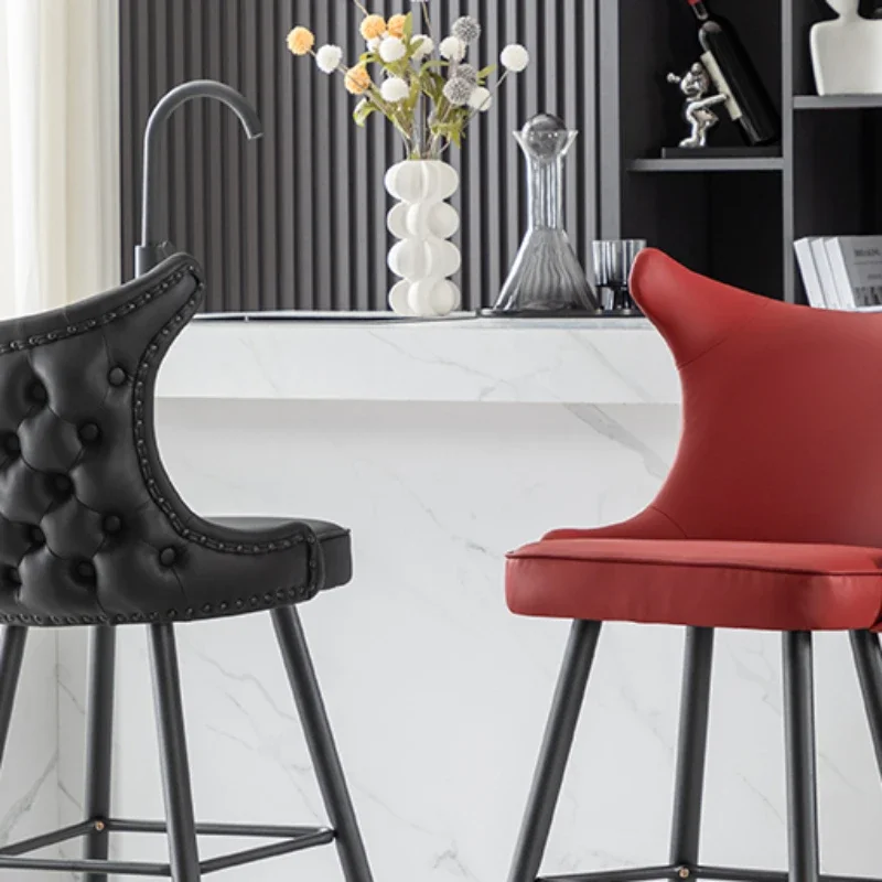 

Nordic Bar Chairs Makeup Waterproof Luxury Hair Restaurant Bar Tools Bartender Metal Chair Taburetes Altos De Cocina Furniture