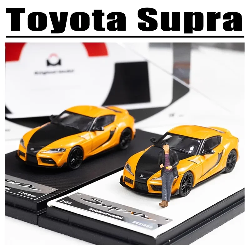 Origineel model 1/64 Toyota Supra legering speelgoed motorvoertuig gegoten metalen model