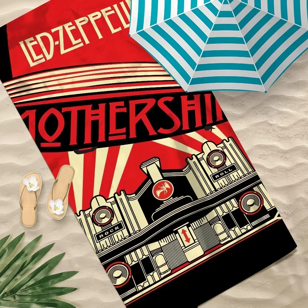 Rock Band L-Led Z-Zeppelin Music Towel Soft Pool Gift For Travel Gym Shower Camping Quick Dry Sports Large Beach Towel