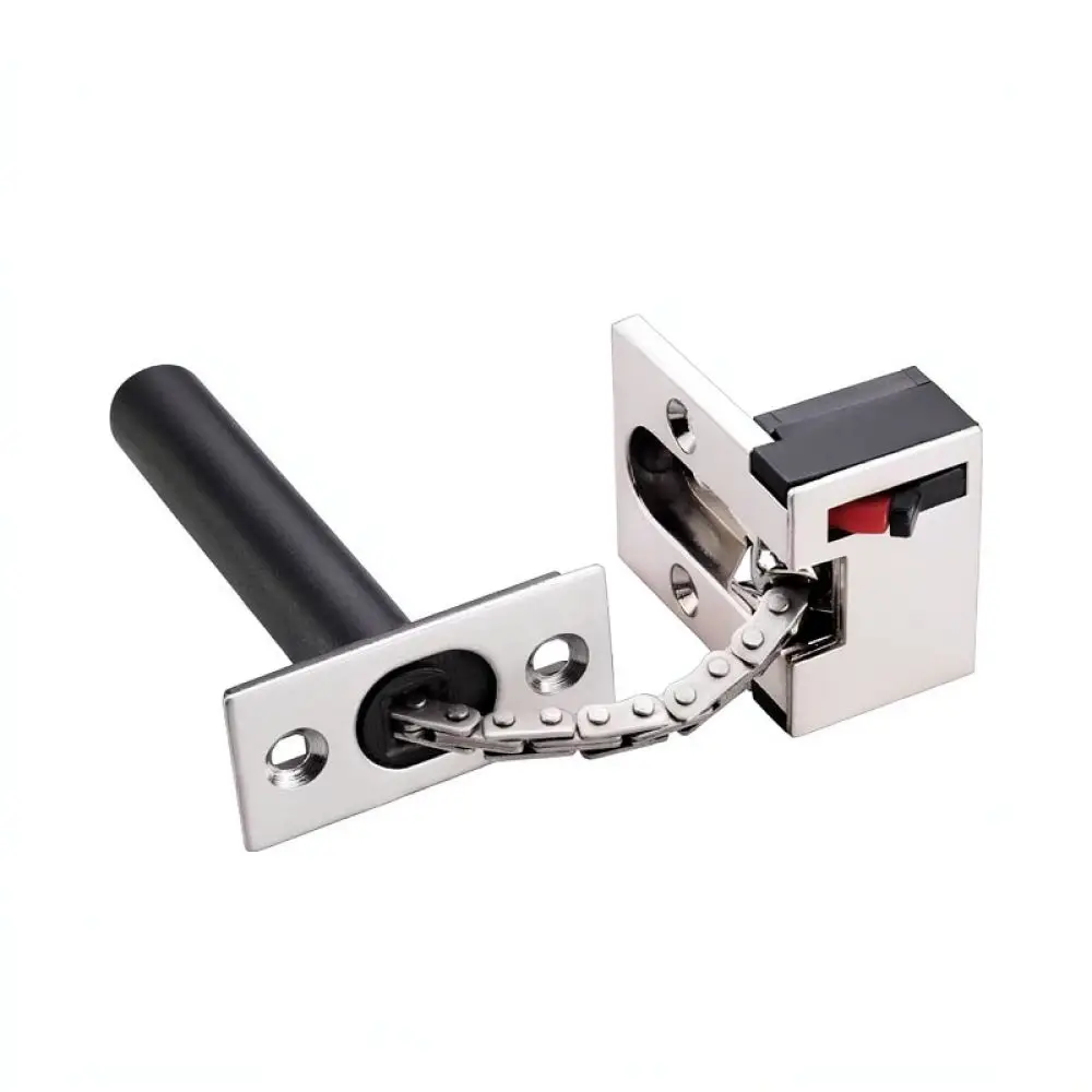 Invisible Security Door Bolt Anti Theft Concealed Latch Stainless Steel Hardware For Bedroom Hotel Privacy Protection New