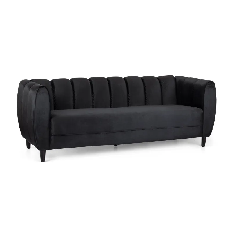 Conforto elegante, ideal para decoração moderna da sala de estar, assento de pelúcia, acento elegante para casa, assento confortável