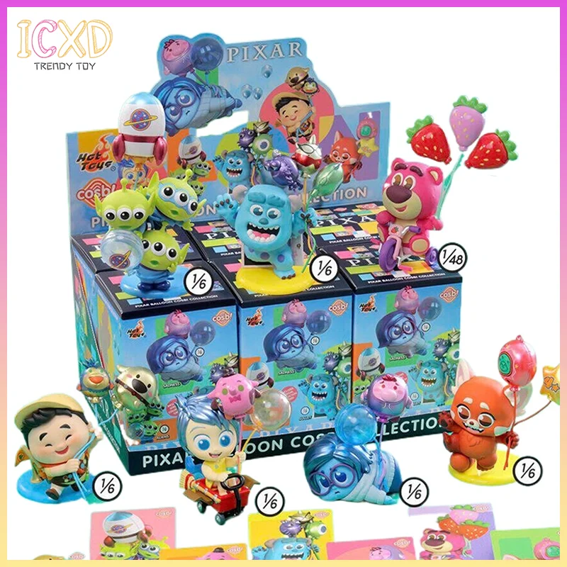 Auténtica Caja Sorpresa de Globos Pixar Cosbi, Mini Figura de Acción de Sulley, Monstruos S.A., Decoración de Escritorio, Juguete de Regalo para Coleccionistas de Anime