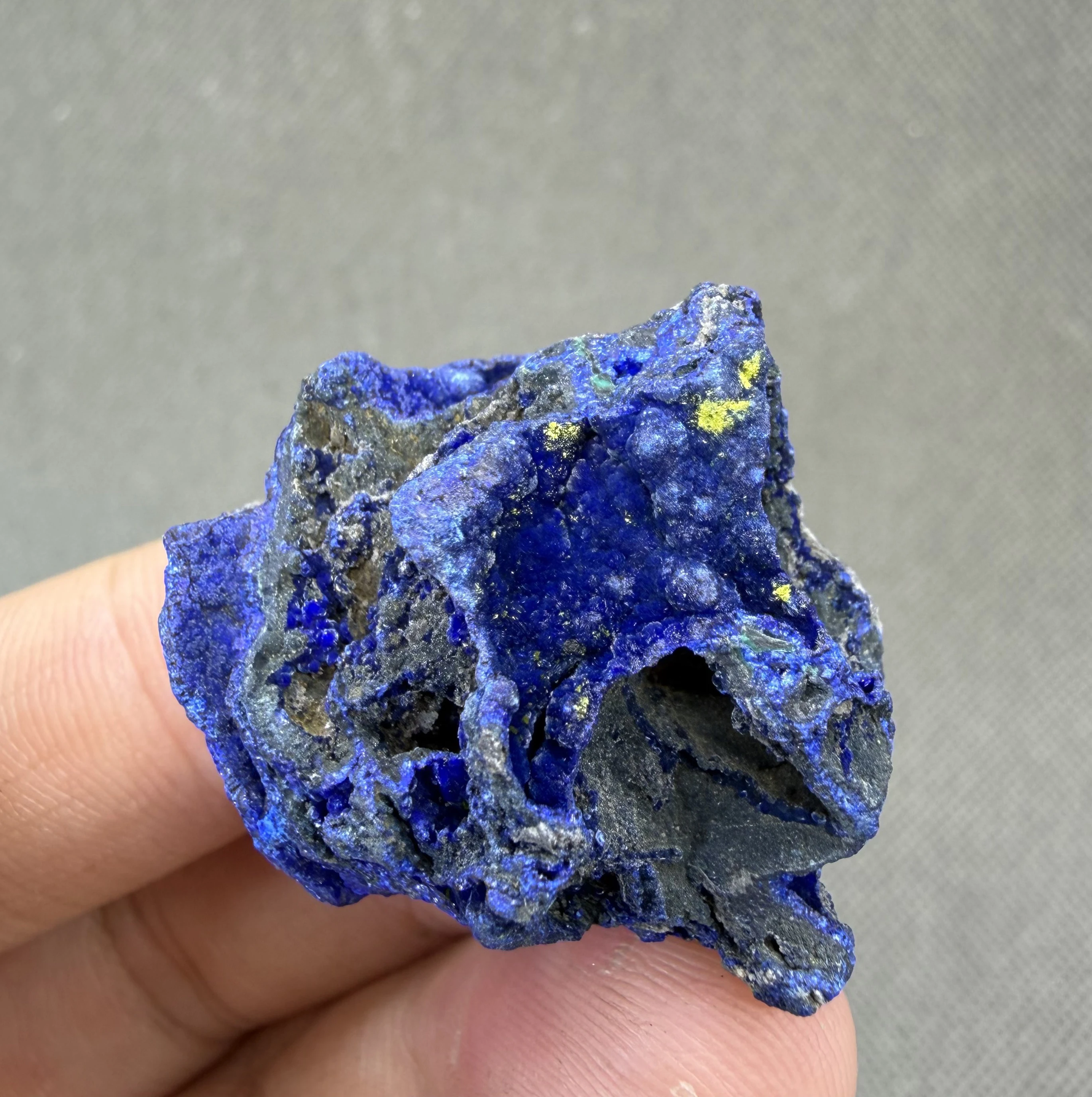 16 g Natural Azurite Crystal Cluster Mineral Specimen 100% Natural Rare