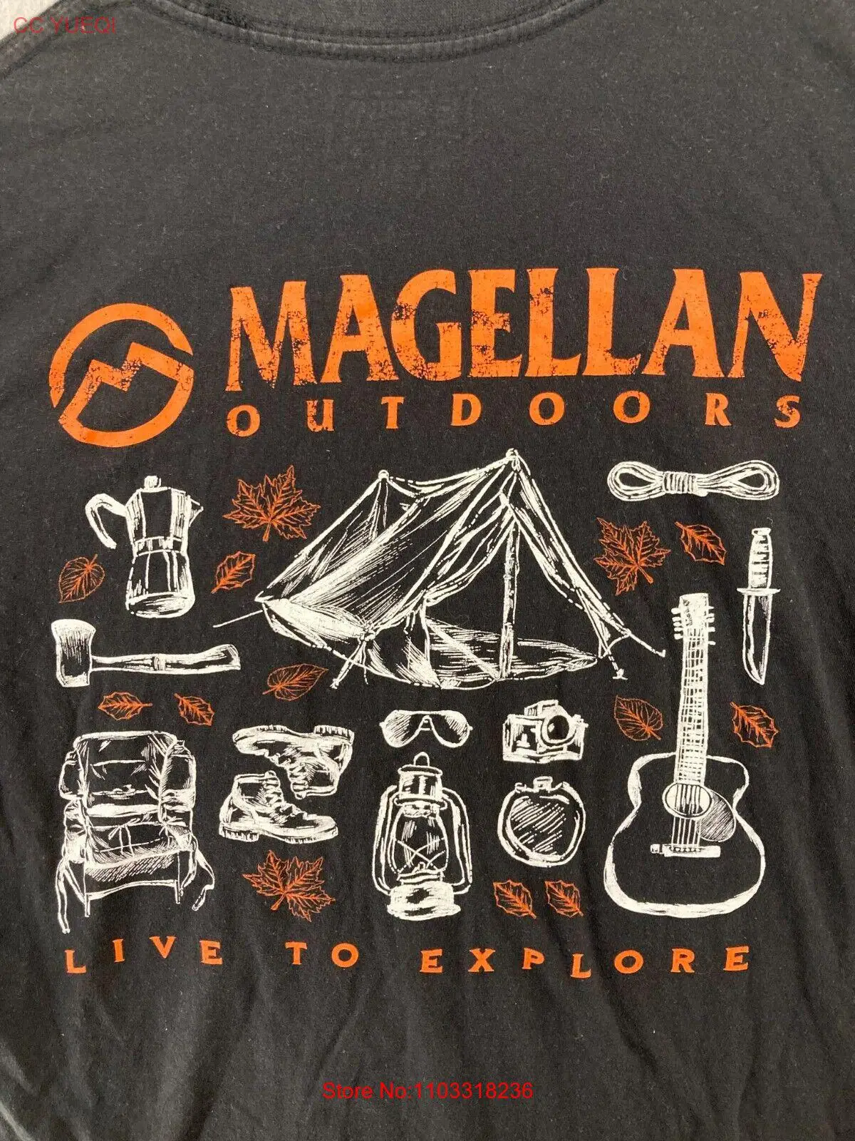 Magellan T Shirt Mens M Camping Live to Explore