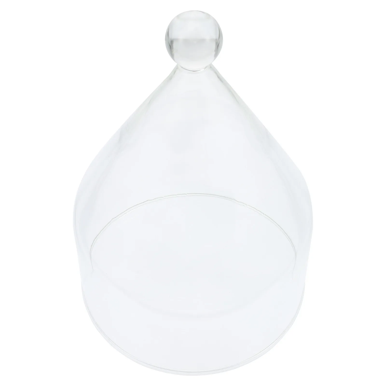 

1Pcs Glass Food Cover Premium Transparent Food Protective Cover for Cake Bread Dessert Snack Kitchen Cooking Lid
