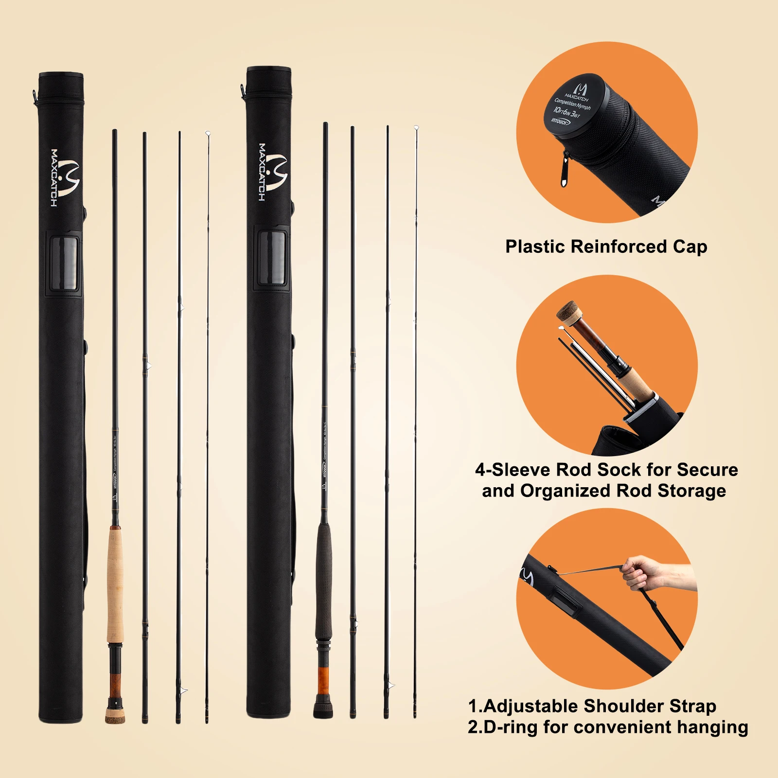 Maximumcatch Maxcatch 10'0''/10'6'' 2/3WT Competition InTouch