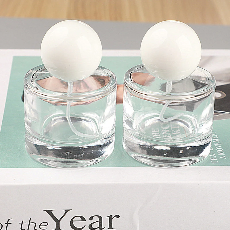 Flacon de parfum vide en verre de 30 ml, rechargeable, cylindrique, sous-flacon de voyage, atomiseur de parfum portable, conteneurs, flacon échantillon
