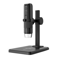 AC88-Wireless Wifi Digital Microscope For Kids 40X-1000X Handheld Microscope With Adjustable Stand For Apple Android Phone