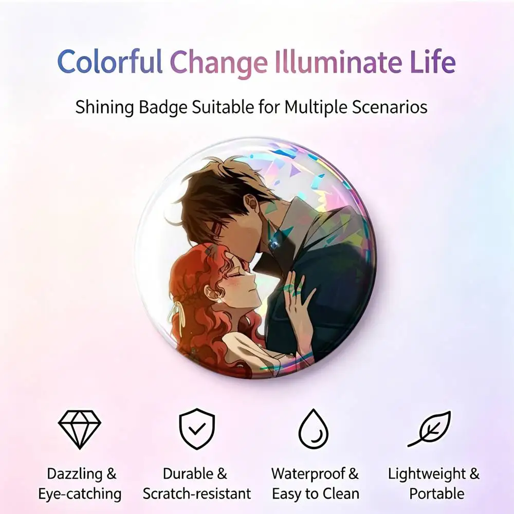 Manhwa U-Under the Oak Tree Badges Creative Tinplate Button PinsBrooch Badge Clothes Backpack