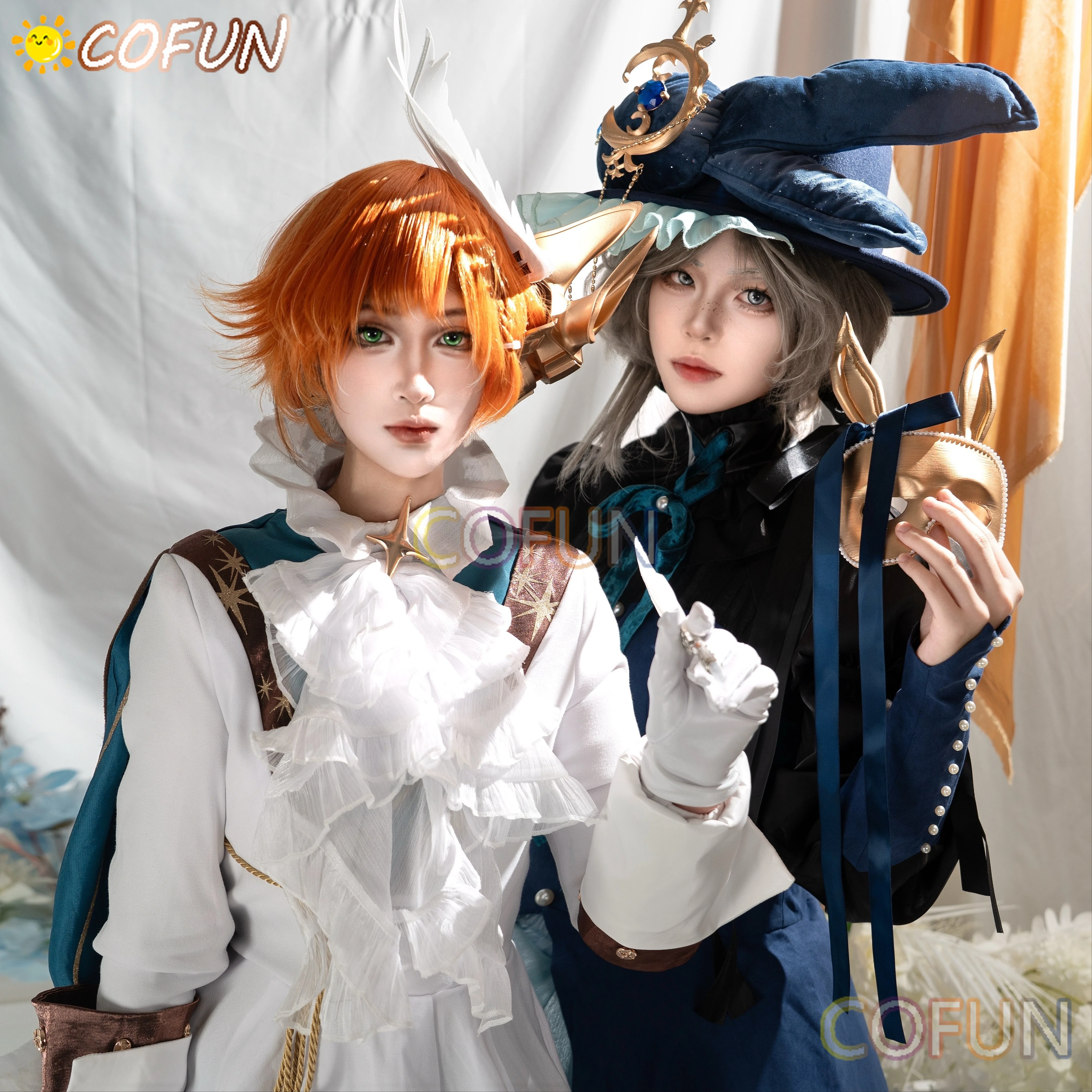 

COFUN Game Reverse:1999 Vertin Cosplay Costume Long-eared Watchmaker Suit Gorgeous Dress Uniform Halloween Party Outfit Women