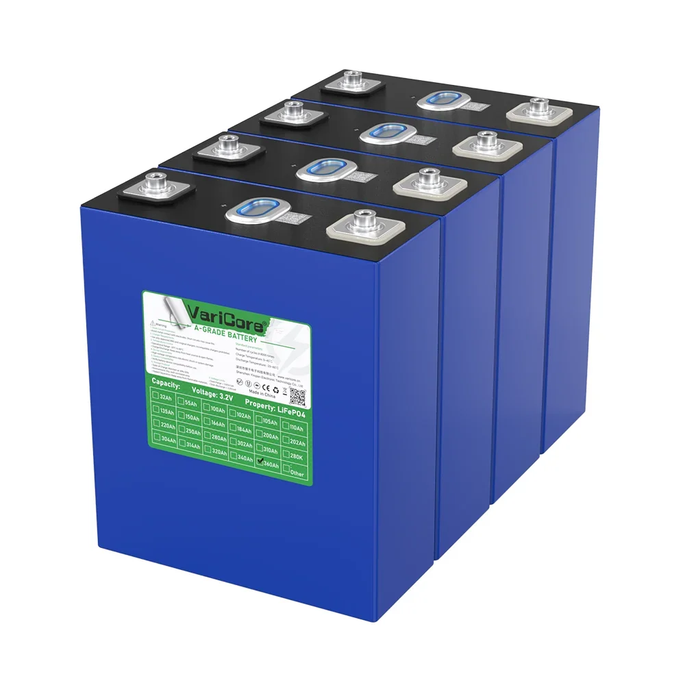 3.2V 360Ah LiFePO4 Rechargeable Battery for 12V 24V Travel Solar Campers Golf Carts Yachts - Lithium Iron Phosphate Tax-Free