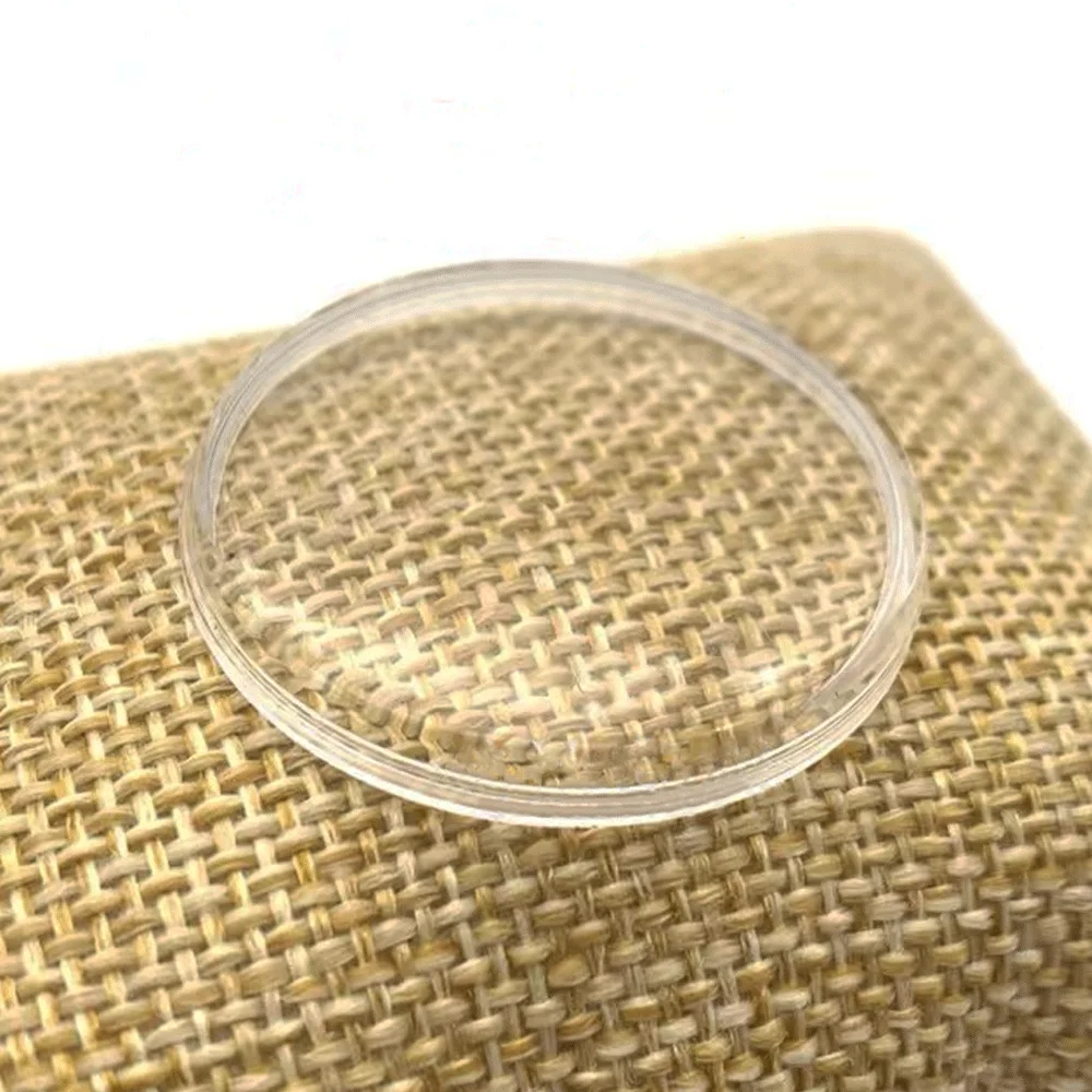 Аксессуары для часов, крышка для часов 32,2 мм, плоская выпуклая поверхность, подходит для 7120, крышка для часов, зеркальная пластиковая крышка для часов