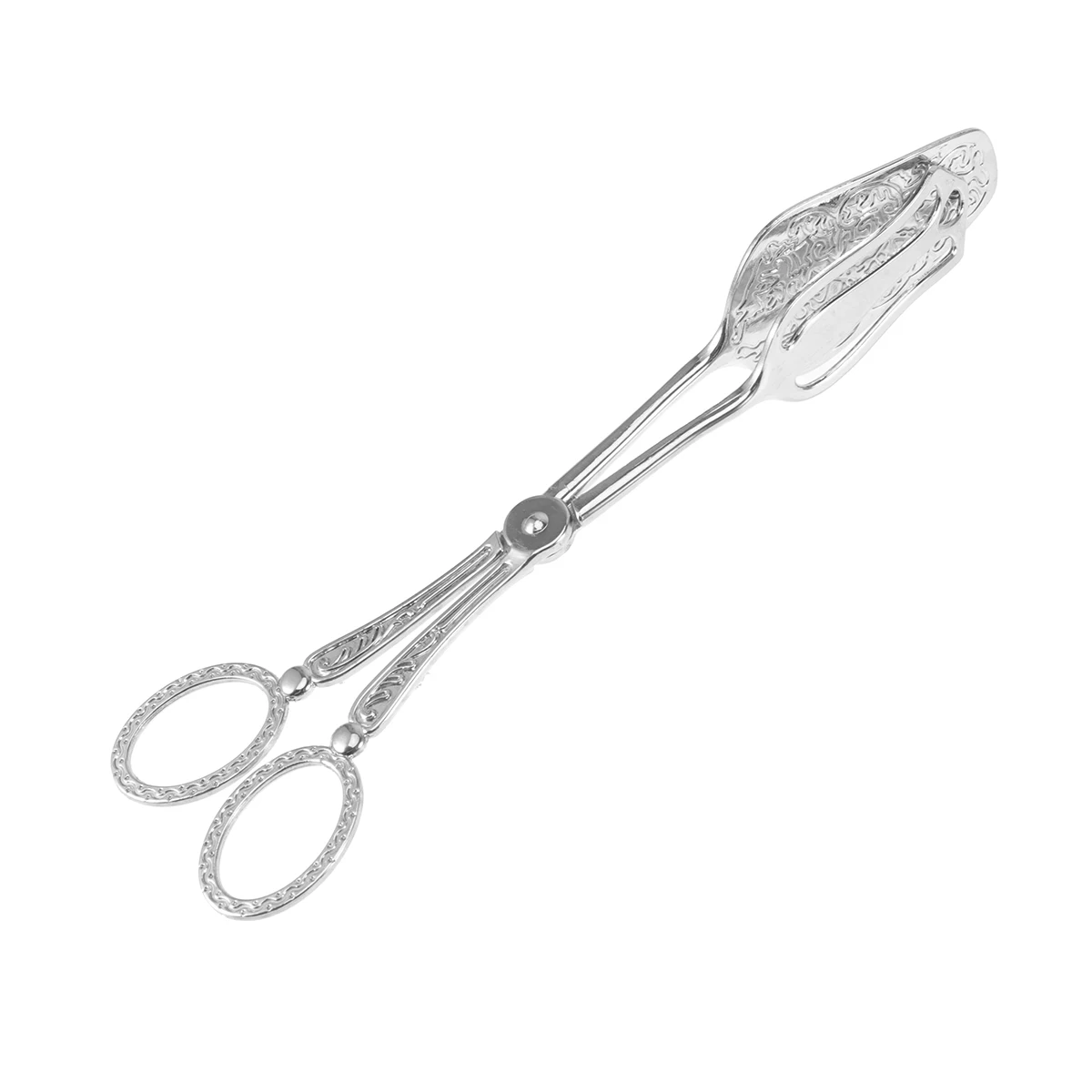 

Bread Cake Clip Zinc Alloy Multifunctional Kitchen Food Serving Tong for Barbecue Buffet Party (Cuspidal Head)