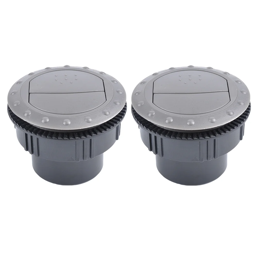 

2 Pcs Air Conditioner Outlet Round Conditioning Bus Supplies RV Vent Deflector AC Vents for