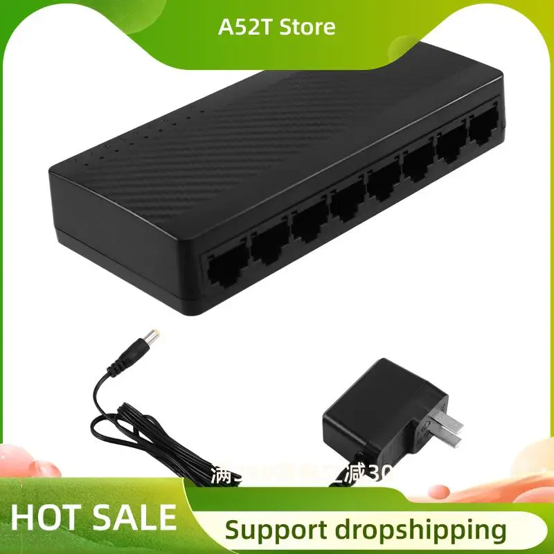 A52T Ethernet 8-Port Switches Wireless Router Monitors For Ethernet, Desktop Smart WIFI, Wireless Router