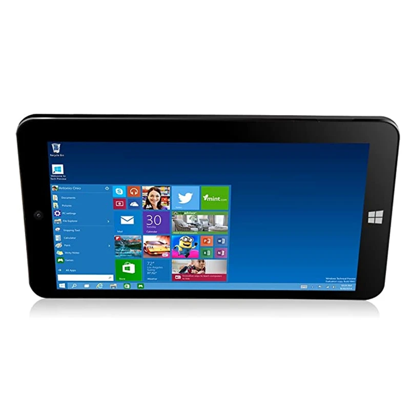 Rca02 windows 10 tablet pc 10.1 polegadas 2gb ddr + 32gb rom hdmi-compatível z8350 cpu câmera dupla quad core wifi usb 3.0
