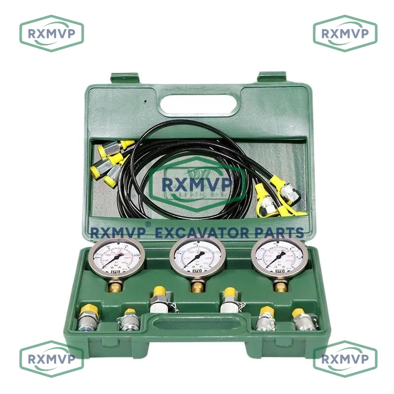 For Sprd Hydraulic Pressure Gauge Tester High Precision Excavator Cell Pilot Pump Combination Instrument RXMVP