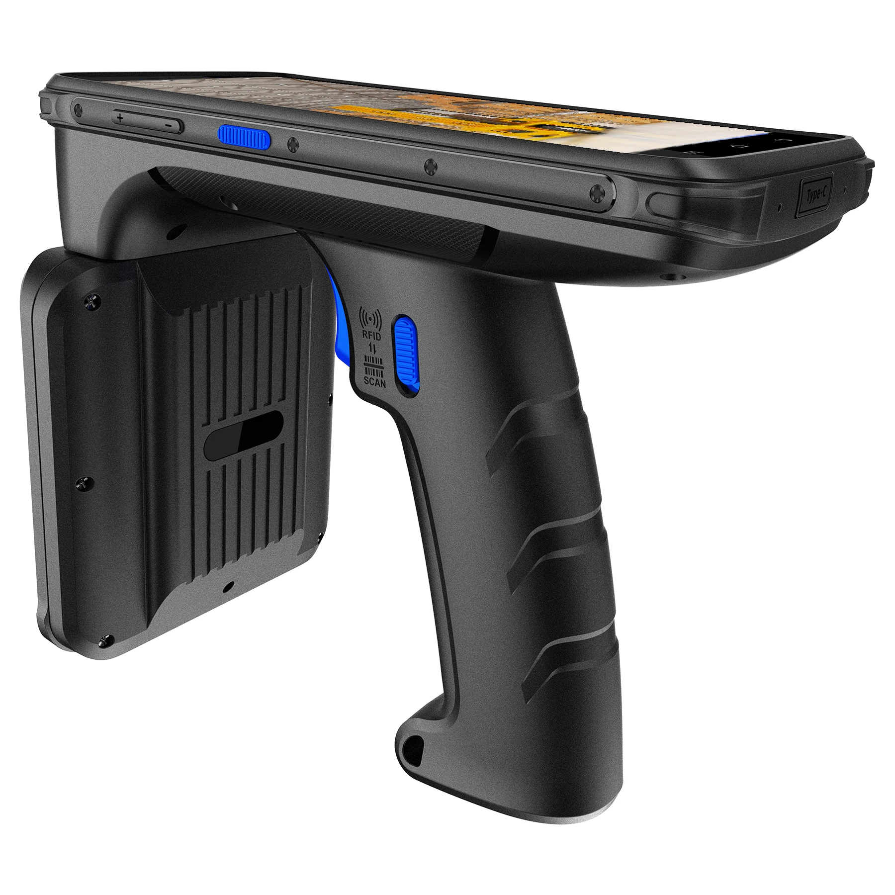 

R20H Handheld RFID Reader Handheld PDA Barcode Scanner UHF RFID Rugged PDA Handheld IP67 RFID Reader 10000mAh Battery 4GB+64GB