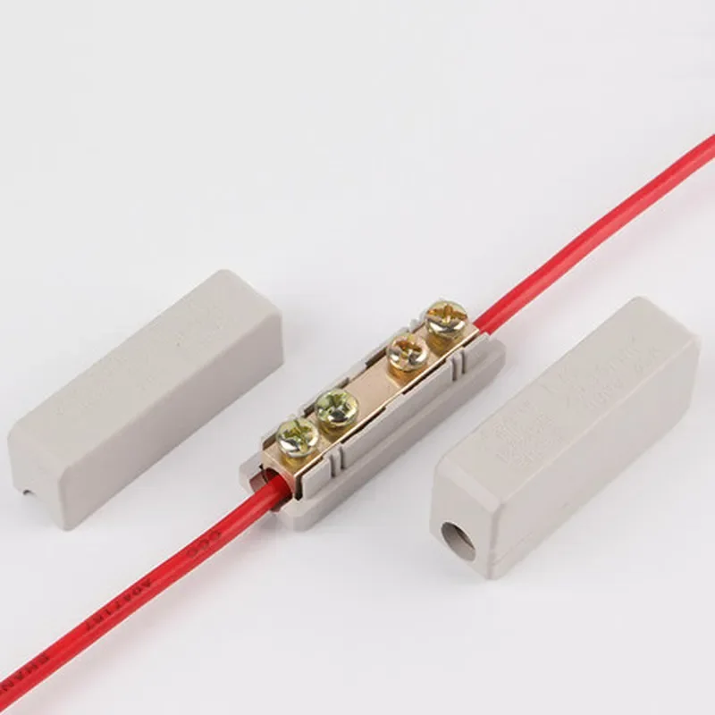 1000v 80A Large current Terminals Copper Aluminum Insulated Electrical Terminals Cable Blocks for 2.5~16 Square Line wire splice