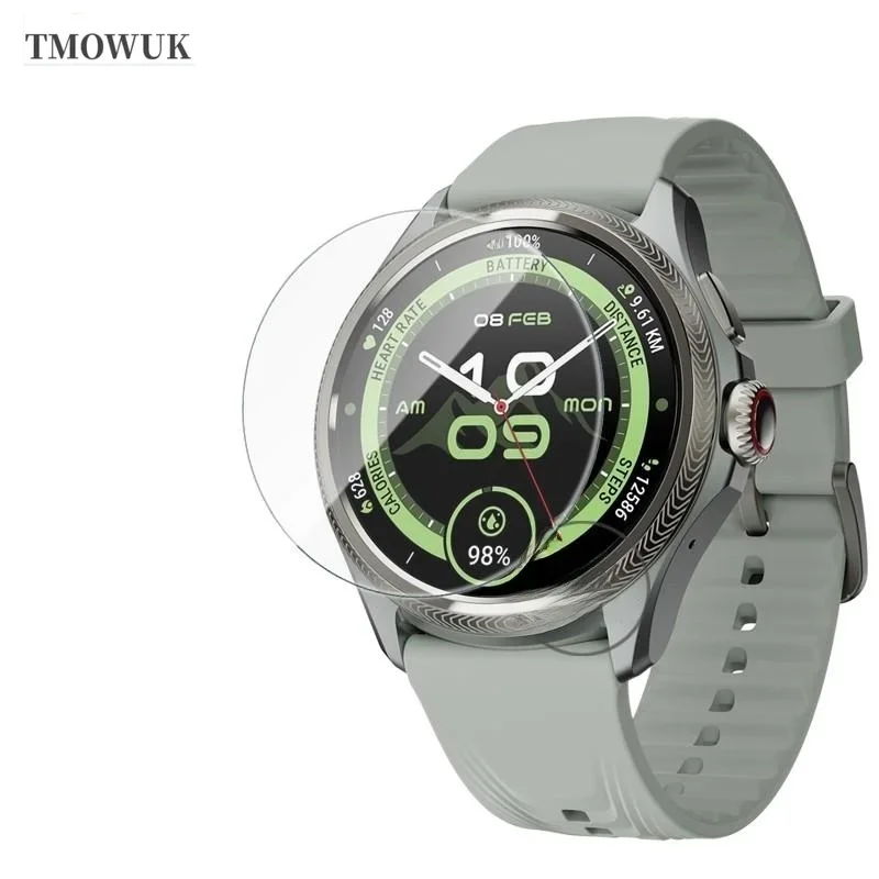 

For TicWatch Pro 5 Enduro TicWatch Pro5 Tempered Glass Screen Protector Watch Film HD Clear 9H Anti-Scratch Accessories