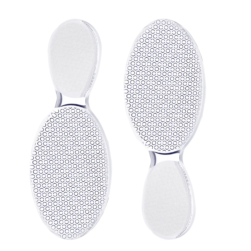 2 Stück Glas-Fußfeile, Hornhautentferner, Dual-Funktion für Fußfeilen, Nagelformung, einfach zu bedienendes Spa-Erlebnis zu Hause