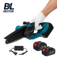 Drillpro 6 inch Brushless Electric Saw 21V Automatic Oiler Garden Wood Chainsaw Woodworking Garden Power Tools for 18V Battery