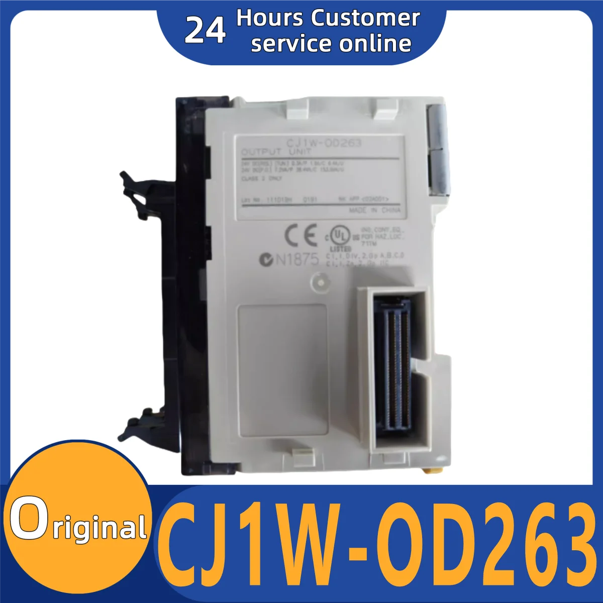 

Brand new original output unit module CJ1W-OD263CJ1W-MD261