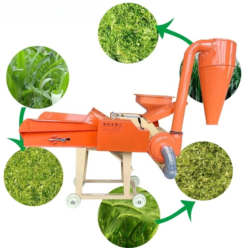 

Высококачественный сельскохозяйственный сено, травяной силос, резак с дизельным двигателем