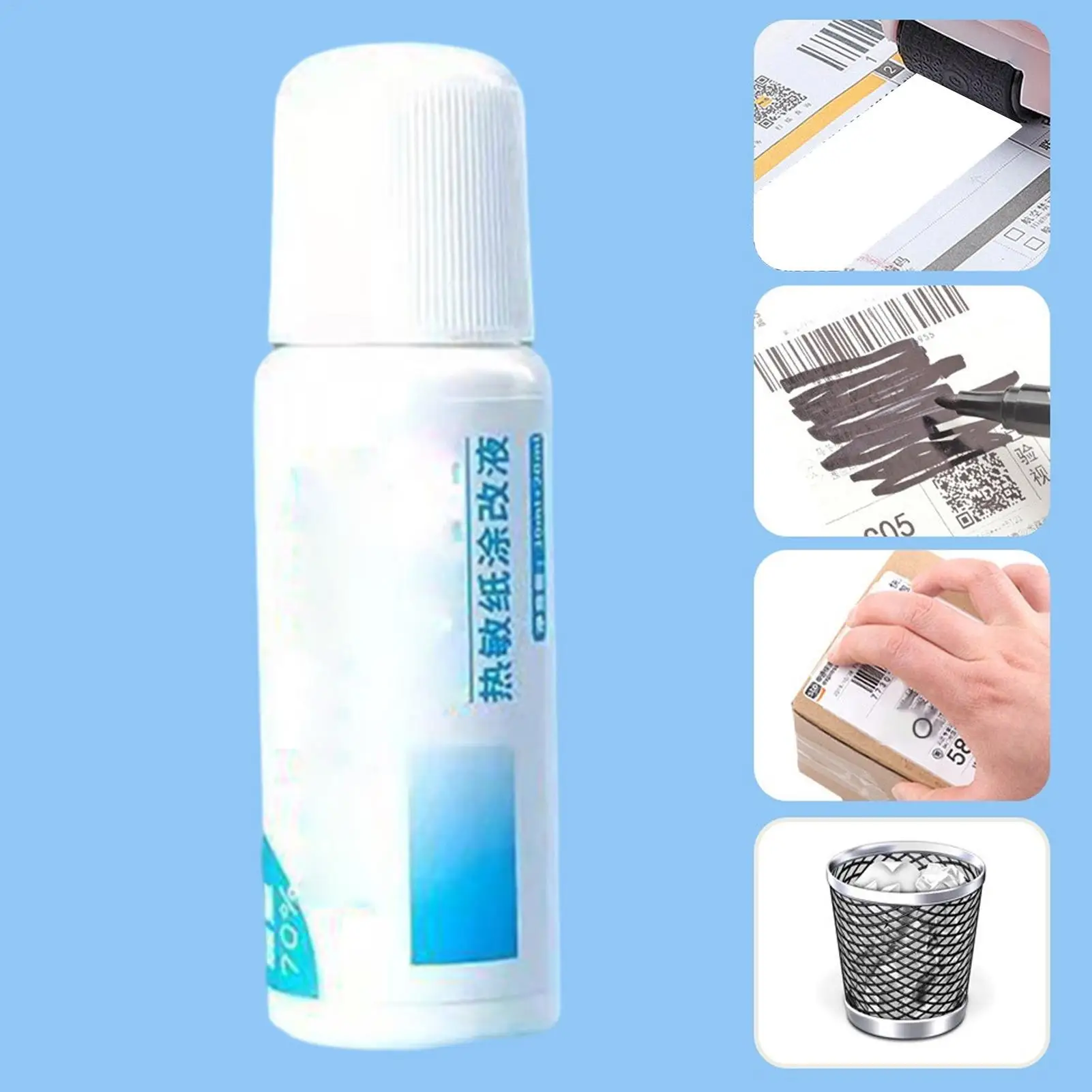 Picture 6: Thermal Paper Correction Fluid Data Fluid Anti-Leakage Correction Fluid Identity Protection Correction Fluid Security Stamp