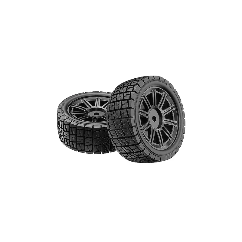 HYPER GO 14301/14302 1/14 Scale RC Car Accessories Parts 1415A1 On-road Wheels & Tires Set, Suitable for Hex 12mm