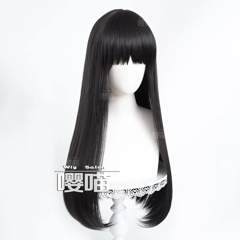 Game Identity V Dream Witch Yidhra Follower Darren Cosplay Wig 60CM Black Heat Resistant Synthetic Hair Cosplay Wigs Halloween