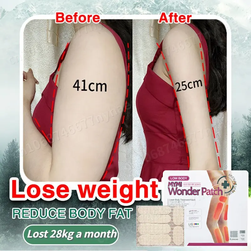 Korean MYMI Slimming Sticker Arm Leg Body Slim Patch Lose Weight Reduct 25KG a Month Burning Fat Health Care Slimming Accessory