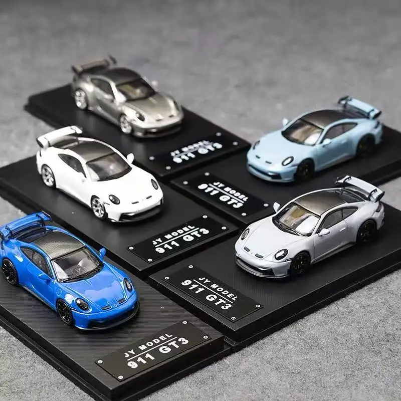 

JY 1:64 911 GT3 Суперкар из сплава, литье под давлением и игрушечный транспорт, модель автомобиля, миниатюрная масштабная модель автомобиля для детей