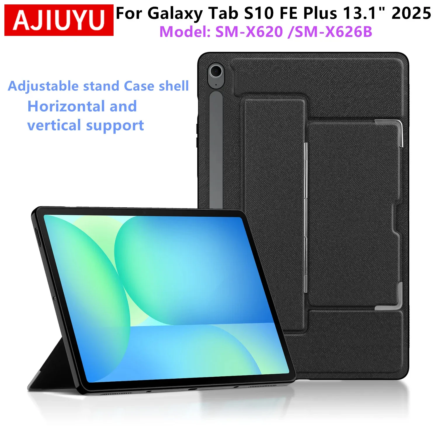

Case For Samsung Galaxy Tab S10 FE Plus 13.1 inch SM-X620 N X626B Stand Cover Shell For Tab S10 FE + FE+ 13.1'' Tablet Back Case