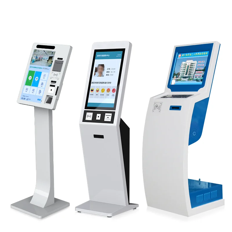 Touch Screen POS Terminal Floor/Wall Mount SDK for Self-Service Payment Restaurant Food Ordering Touch Kiosks