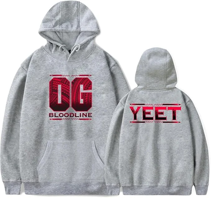 سويت شيرت بقلنسوة للنساء/الرجال من Jey USO Yeet Bloodline Hip Hop