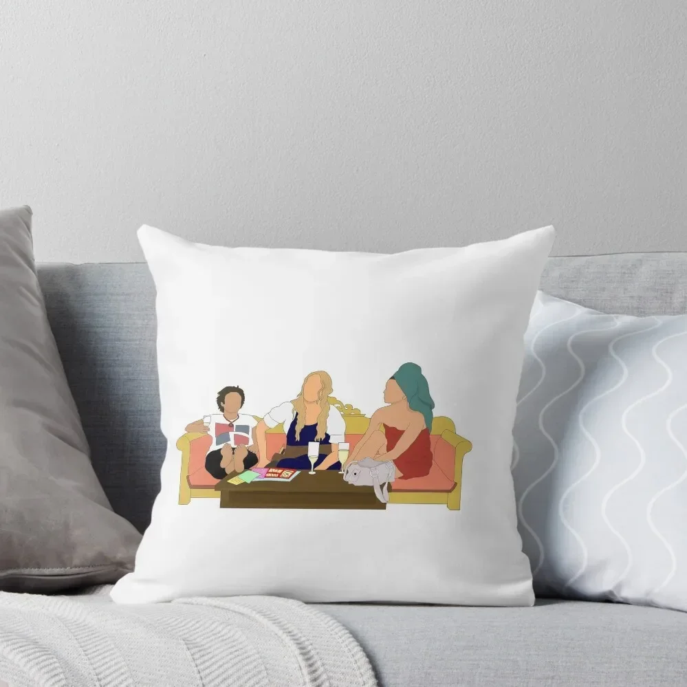 Donna and the Dynamos - Mamma Mia Scene Throw Pillow Sitting Cushion luxury decor Sofa Cover Pillow