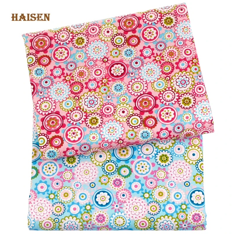 

AB Floral Series Cloth,Printed Twill Fabrics For DIY Sewing Baby&Child Quilting Bedsheet Clothes Skirt Textile Material By Meter