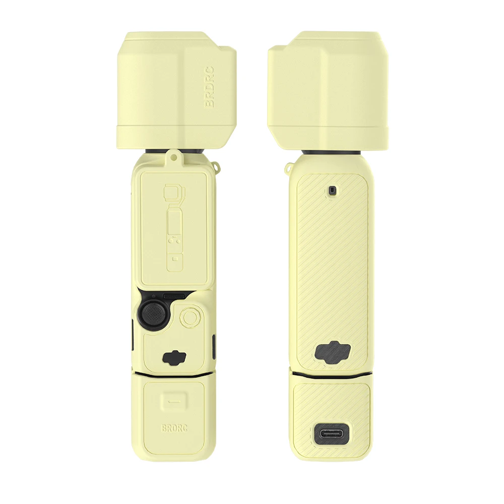 

Body Silicone Case Lens for DJI OSMO POCKET 3 ​Protective Cover Display Blackout Sport Camera Accessory Rose Purple Yellow