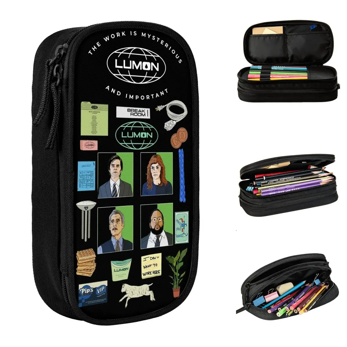 Severance Lumon The Work Is Mysterious And Important Pencil Cases Pen Bag for Student Large Storage Students School Pencil Box