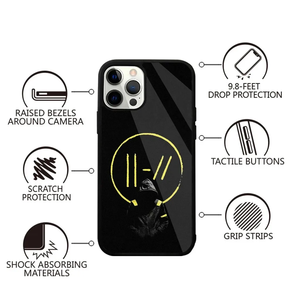 T-Twenty one pilots Phone Case For iPhone 15,14,13,12,11,Plus,Pro,Max Mini Magsafe Magnetic Wireless Charging