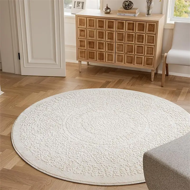 

Light Luxury Round Carpet For Bedroom Large Decoracion Aesthetic Rugs Living Room Home Coffee Table Floor Mats Modern Area Rug