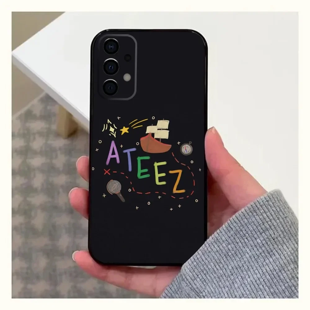 Singer A-ATEEZ-S Phone Case For Samsung Galaxy A13,A21s,A22,A31,A32,A52,A53,A71,A80,A91 Soft Black Cover