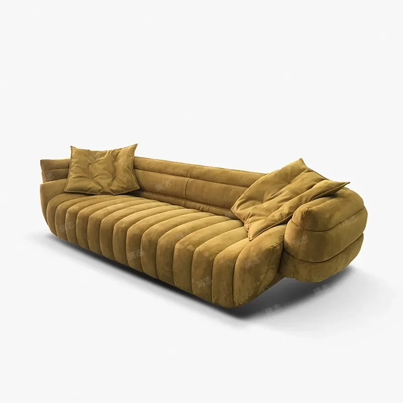 for Banana Boat Sofa Special Shaped Internet Celebrity Creative Personality Designer Italian Minimalist Straight Row Living