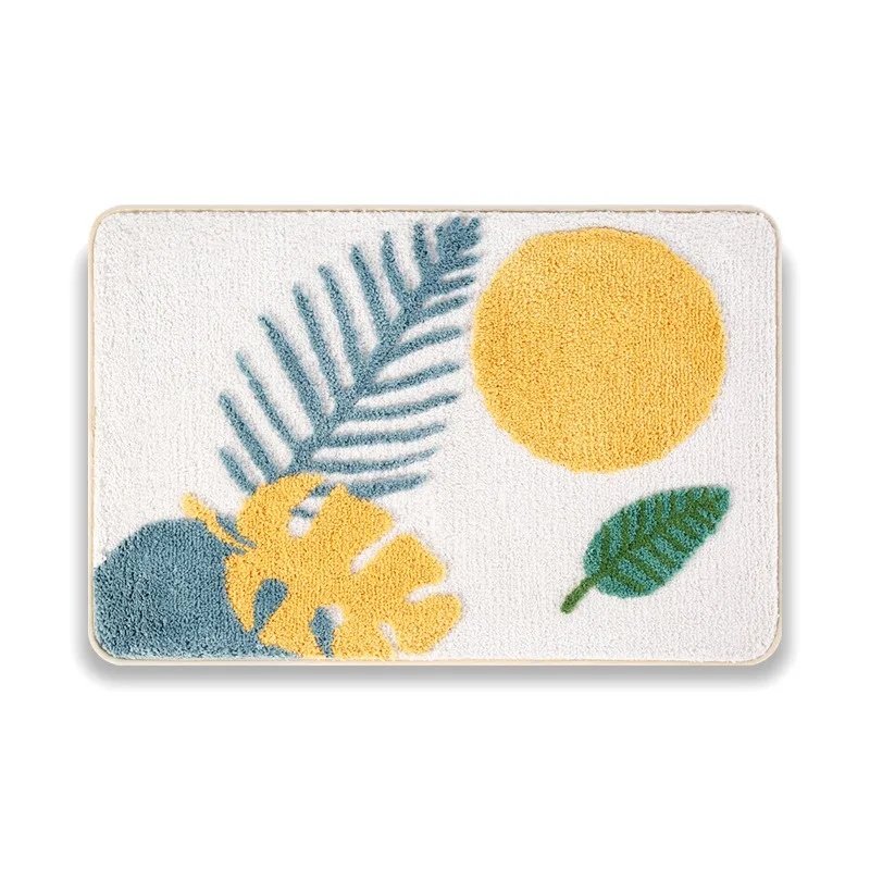 Living Room Bathroom Anti-slip Mat, Bathroom Water-absorbing Anti-slip Floor Mat, Entrance Foot Mat